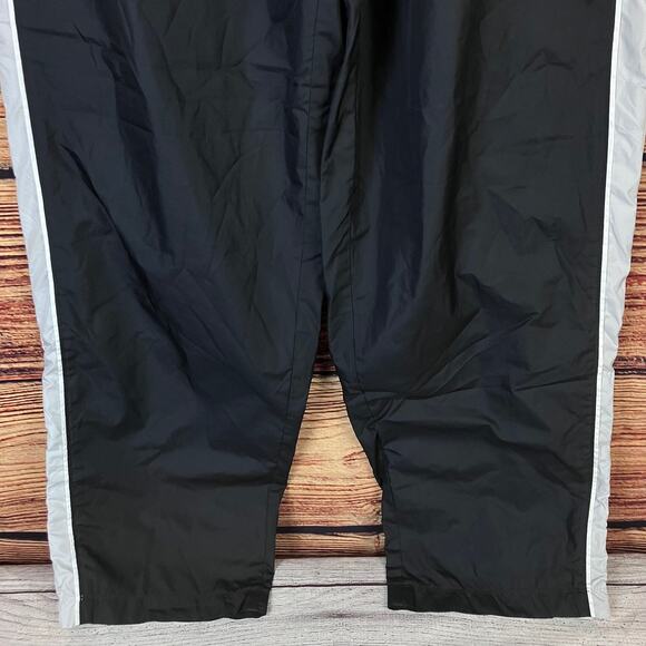 Vintage Nike 2pc Silver Tag Black & Gray Windbreaker Track Suit - Picture 10 of 11